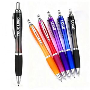 Logo Ballpoint Plastic Promotion Ballpen With Personalized Design <b>Paint</b> Coating Twist <b>Pen</b> Custom Promotional Gifts - Product Image 1