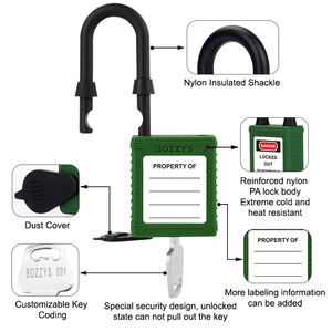 Candado de Seguridad Industrial <span class=keywords><strong>Zenex</strong></span>, Impermeable, Personalizado, Compuesto, Aislado, a Prueba de Polvo, con Bloqueo de Seguridad, Certificación CE/EX - Product Image 4