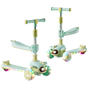 Patinete de <span class=keywords><strong>Ruedas</strong></span> Grandes, Patinete Infantil de 3 <span class=keywords><strong>Ruedas</strong></span> con Luz y Música, Patinetes para Niños en Venta - Product Image 2