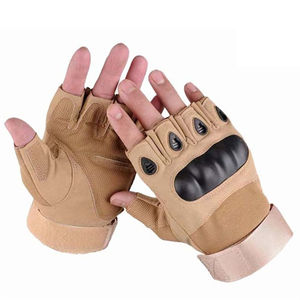 Moda yarım parmak kaymaz taktik eldiven koruyucu donanım açık spor Fitness motosiklet egzersiz - Product Image 4