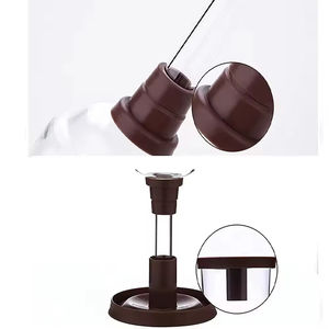 Rétro Siphon Pot Court Siphon Siphon Cafetière Pot En Verre Siphon Sous Vide Pratique <span class=keywords><strong>Machine</strong></span> À Café <span class=keywords><strong>Filtre</strong></span> Réutilisable Facile à nettoyer - Product Image 2