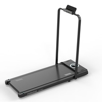 Tapis roulant électrique pliable pour la maison, absorption des chocs, construction en acier, moteur 1,5 CV, programmes d'exercices, vitesse de 1 à 8 km/h, écran LED