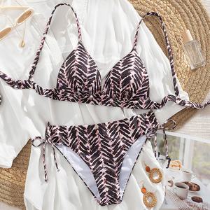 Bikini de Lujo Personalizado al por Mayor, Traje de Baño Brasileño con Tanga, Conjunto de Bikini Sexy Micro Mini Nuevo 2025 para Mujer Madura - Product Image 5