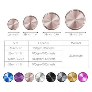 Hạnh Phúc kế hoạch B5 Expander Nhẫn Kim Loại Đĩa nấm A5/A6 cho FSC xoắn ốc PP Tạp Chí/Nhật ký vải in Loose-Leaf Hộp quà tặng - Product Image 6