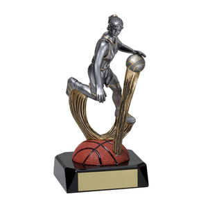 Trofeo <span class=keywords><strong>di</strong></span> Pallacanestro in Resina Weivista Motion per Donna con Incisione Gratuita - Product Image 1