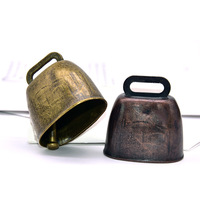 Campanello per Mucche e Pecore di Alta Qualità Super Rumoroso, Campanelle Antiperditaper Animali Domestici, Carillon Vintage in Metallo