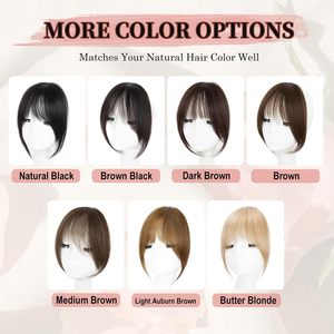 Extensiones <span class=keywords><strong>de</strong></span> <span class=keywords><strong>Cabello</strong></span> <span class=keywords><strong>Natural</strong></span> 100% Humano, Color Negro <span class=keywords><strong>Natural</strong></span>, <span class=keywords><strong>Flequillo</strong></span> <span class=keywords><strong>Postizo</strong></span> con Clip, <span class=keywords><strong>Flequillo</strong></span> Francés con Patillas, para Mujer - Product Image 5