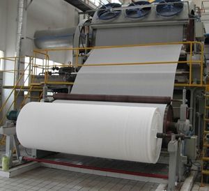 <span class=keywords><strong>Ligne</strong></span> de production de papier toilette clé en main 20TPD avec machine de recyclage de papier usagé, PLC, pompe, roulement, moteur et engrenage - Product Image 6