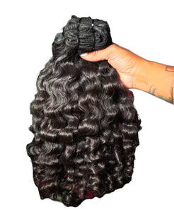 意大利 for Curl 100% 原生印度雷米发 自然波浪直发批发束装 处女发 紧密卷发 深波浪 - Product Image 1