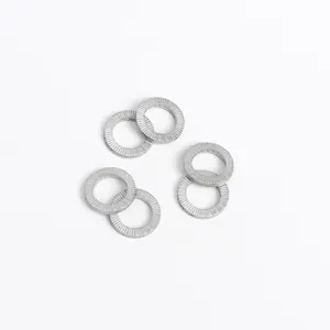 Wholesale Customize Dacromet Plated Double Fold Self-Locking Washer With Serrated Tooth Din25201