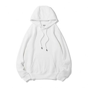 Pull-overs personnalisés à broderie unie, vente en gros, vierges, épais (350 GSM), avec poches, style streetwear - Product Image 4