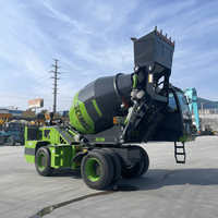 Camion malaxeur à béton autochargeur SQMG 3,5 m³ 360 °   Bétonnière autochargeuse diesel puissante pour chantiers de construction