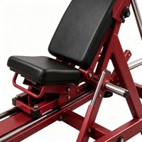 Máquina de remo inclinada con carga de placas BJ6004 para gimnasio, equipo de fitness para entrenamiento de espalda