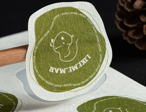 Custom Tree <strong>Pattern</strong> Self-Adhesive <strong>Labels</strong> with Thick Special <strong>Paper</strong> for Milk Tea and Baked Goods - Product Image 2