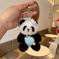 Porte-clés jouet animal en peluche fabricant pas cher sur mesure en coton mignon peluche figure jouet sac pendentif pour filles cadeau