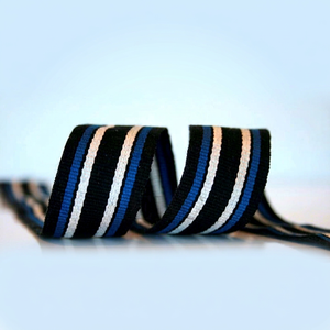 Ceintures de cérémonie en jacquard écologiques de qualité militaire, sangles de taille robustes en toile de coton/nylon/polyester et sangle en PP - Product Image 1