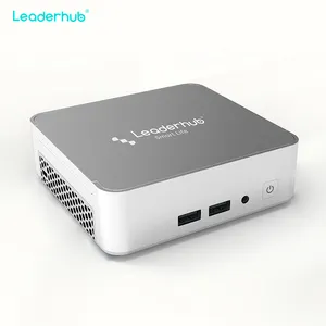 Leaderhub placa-mãe Intel Core i9 para PC Mini com Win 11 32GB 2TB Ram Dual 4K 4G wifi 6 barato
