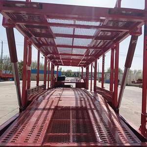 Remorques TRUCKPILLAR 3 essieux pour transport de voitures, à prix bas et haute qualité, avec rails latéraux amovibles, personnalisables, flexibles, charge utile maximale de 15 tonnes - Product Image 2