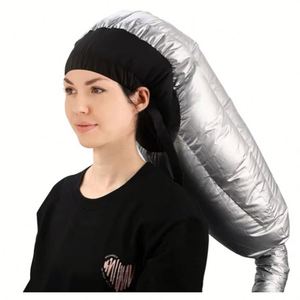 Gorro de Satén Suave de Calidad Profesional, Gorro para Acondicionamiento Profundo Hecho a Medida, Secador de Pelo Ajustable Tipo Gorro Natural Personalizado - Product Image 3