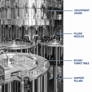 Ligne complète de mise en bouteille automatique clé en main pour boissons, 15000 BPH, pour bouteilles en plastique/canettes de 500 ml, usine de production avec pompe à engrenages à entraînement électrique - Product Image 2