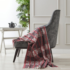 Manta Jacquard Maya, 130x170 cm - 51x67 pulgadas, 100% algodón, hecha en Turquía - Product Image 5