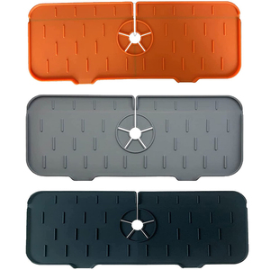 Tappetino in Silicone Regolabile per Rubinetto con Design Autodrenante, Pieghevole, Raccoglitore d'Acqua per <span class=keywords><strong>Lavello</strong></span> da <span class=keywords><strong>Cucina</strong></span>, Vendita Diretta dalla Fabbrica - Product Image 2