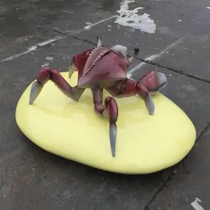 Fiberglass Animal Sculpture Crab Statue Resin Figure