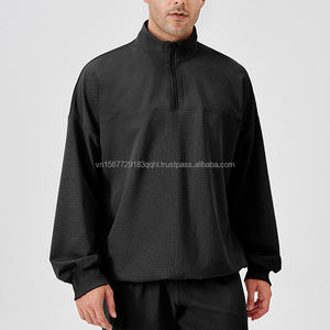 Sudadera Deportiva Unisex de Otoño/Invierno, Estampada, Cuello Redondo, Transpirable, de Secado Rápido, Anti-UV, Holgada, Manga Larga, Media Cremallera, Informal, para Entrenamiento - Product Image 4