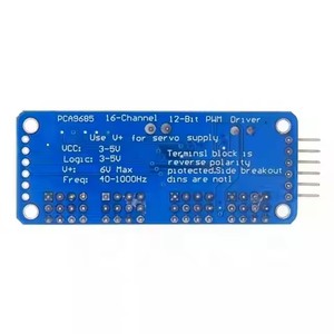 Carte d'entraînement servo PWM à 16 canaux Contrôleur de robot Module de pilote d'interface IIC <span class=keywords><strong>PCA9685</strong></span> - Product Image 5