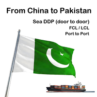 DDP de Chine vers le Pakistan par voie maritime, terrestre et aérienne, livraison porte-à-porte FCL/LCL, Yiwu Guangzhou Shenzhen vers le Pakistan