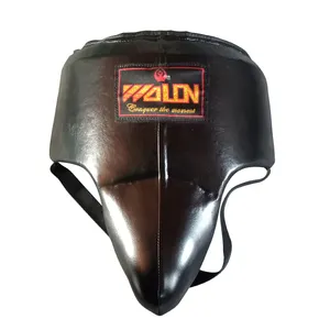 High Quality Taekwondo Martial Arts Muay Thai Boxing Leather Cup <strong>Groin</strong> Guard <strong>Protector</strong> - Product Image 1