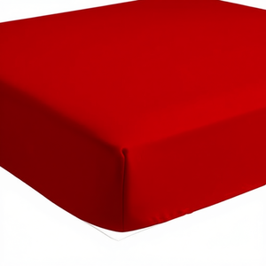 Sábana Ajustable 100% Algodón Roja Alemán Size Individual 100x200 cm - Product Image 3