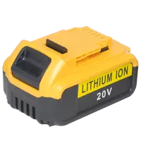 Bateria de lítio 24v 3.0ah 3000ma, ferramenta de furadeira de íon-lítio 18v/20v max bateria dcb200