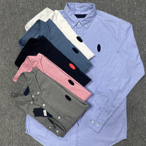 <span class=keywords><strong>Camicia</strong></span> da <span class=keywords><strong>Uomo</strong></span> di Design in 100% Cotone Twill, Anti-Piega e Anti-Pilling, Maniche Lunghe Spazzolate, Elegante e Casual per l'Autunno - Product Image 1
