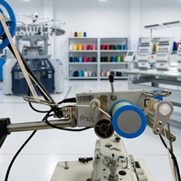 Machine à coudre multifonctionnelle MC-6D à trois couleurs, à micro-ordinateur, 6 sections réglables, pour sous-vêtements et maillots de bain