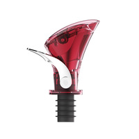 Aérateur de vin à interrupteur à une touche, verseur pour le stockage, distributeur automatique de liquide pour spiritueux et huile, bec verseur anti-fuite, conception anti-reflux