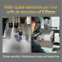 Máquina Automática para Engastar Piedras de Imitación, 9000-12,000 Diamantes/h, Robot CNC de 5 Ejes para Montaje de Joyería