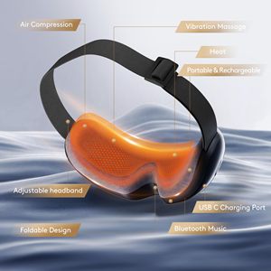 Điện chăm sóc mắt Massager nén nóng rung nhào với áp suất không khí áp suất không khí mắt Massager thông minh mặt nạ ngủ - Product Image 2
