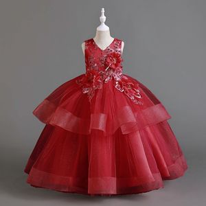 Le ragazze del fiore di estate vestono rosa <span class=keywords><strong>abiti</strong></span> lunghi <span class=keywords><strong>da</strong></span> damigella d'onore <span class=keywords><strong>per</strong></span> le bambine vestiti <span class=keywords><strong>da</strong></span> principessa <span class=keywords><strong>per</strong></span> bambini <span class=keywords><strong>cerimonia</strong></span> di nozze abito <span class=keywords><strong>da</strong></span> festa di nozze - Product Image 5