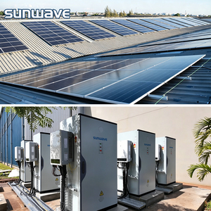 Sunwave 112 kWh ESS Tout-<span class=keywords><strong>en</strong></span>-un, Prix de Gros, Armoire Commerciale Extérieure Clé <span class=keywords><strong>en</strong></span> Main, Onduleur LiFePO4 358,4 V, Intégrateur EPC - Product Image 2