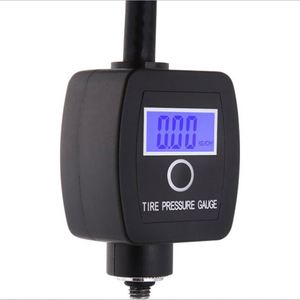 Accessoires de pompe, manomètre numérique LCD pour pneus de voiture, jauge de <span class=keywords><strong>pression</strong></span> d'air pour voiture, moto, vélo - Product Image 2