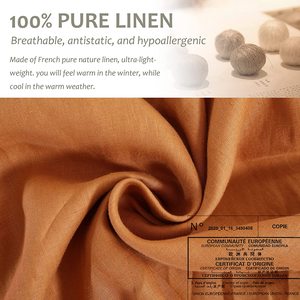 Hiện đại vua Kích thước 4 mảnh ẩm Wicking <span class=keywords><strong>bedding</strong></span> <span class=keywords><strong>Set</strong></span> mát pháp Linen Duvet cover - Product Image 6