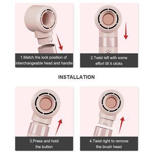 Factory Professional High-Speed Salon Portable Negative Ion Blower Brush OEM Brand Ionic Hair <strong>Dryer</strong> Style for Home Garage Travel - Product Image 5