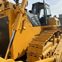 Bulldozer D155AX-5 Usado de Alto Rendimiento, 360Hp de Potencia, 40t de Peso, Pocas Horas de Uso, Pintura Original, Confiable, para Construcción Pesada