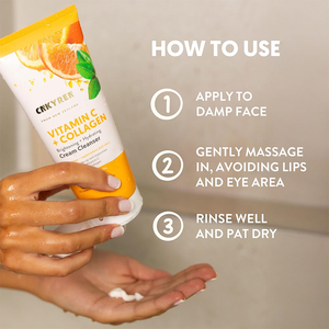 Làm sạch sâu kiểm soát dầu hữu cơ rửa mặt với Vitamin C kem sữa rửa mặt cho lỗ chân lông giảm thiểu và loại bỏ mụn đầu đen - Product Image 6