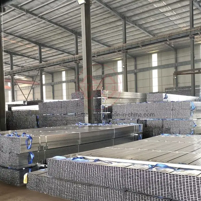 Shs Hollow Section Galvanized Square Pipe ERW Mild Metal Tube Steel Rectangular Welded Steel Rhs galvanized steel pipe