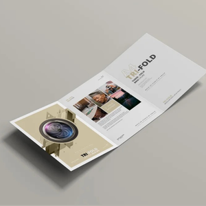 Custom CMYK Offset Tres Folleto de instrucciones plegables Folleto de papel de impresión Folleto plegable - Product Image 5