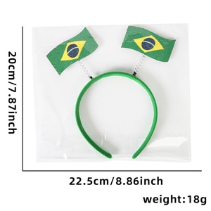 Nicro, Nuevas Diademas Creativas de Plástico con Diseño de Bandera Nacional para Fanáticos del <span class=keywords><strong>Fútbol</strong></span>, Accesorios para Animar en Partidos Deportivos - Product Image 3