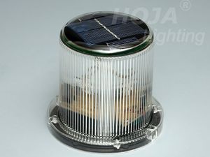 Luz de advertencia solar de 3,75 pulgadas LED Luz de muelle marino Impermeable Certificación CE/RoHS - Product Image 4