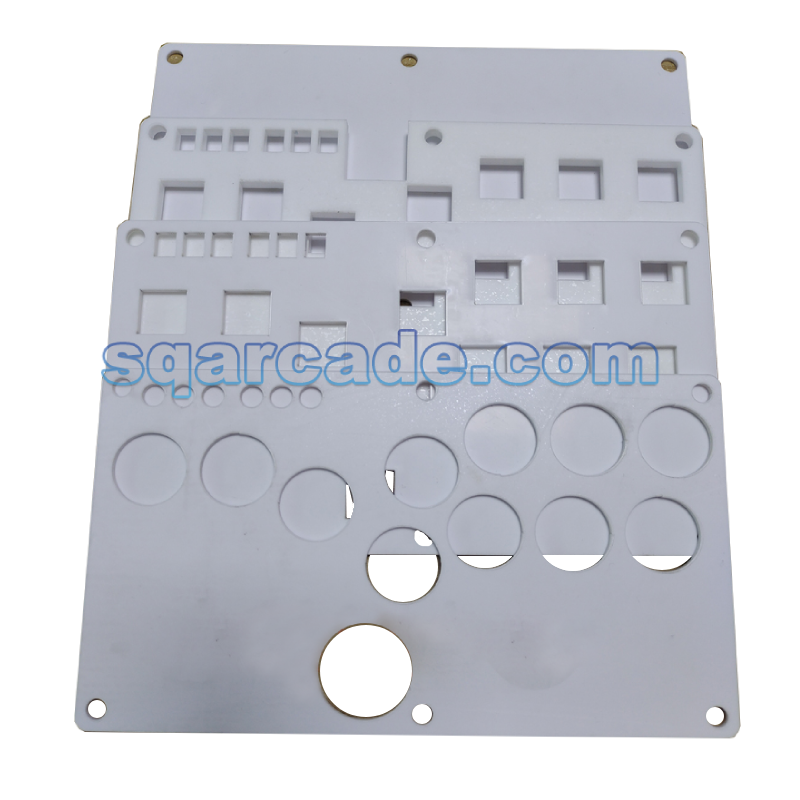 คอนโซลอะคริลิกกรอบสีขาว